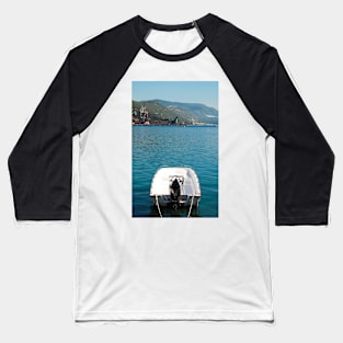 Boat in Bakar Harbour Baseball T-Shirt